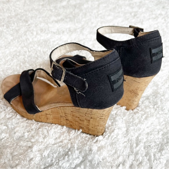 Toms Shoes - Tom's Cork Wedge Sandals